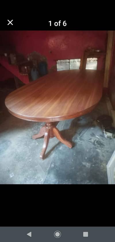 wooden daening table