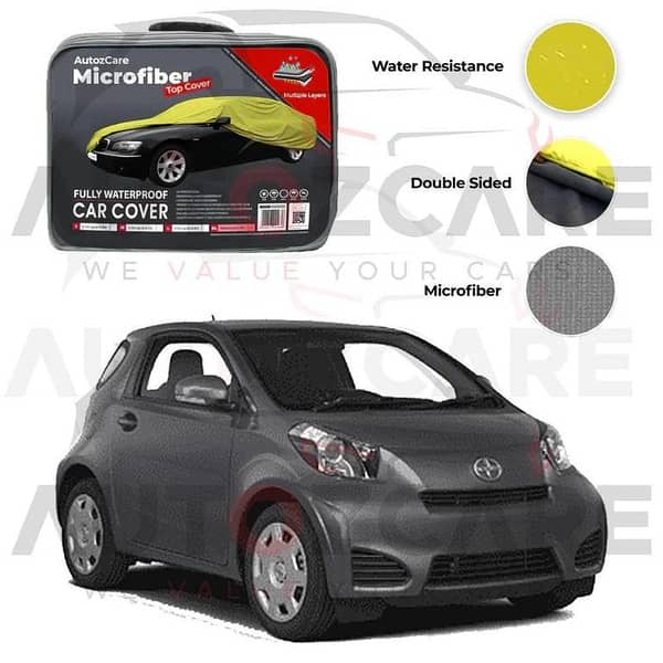 Toyota IQ Microfiber Car Top Cover - Model 2008-2018