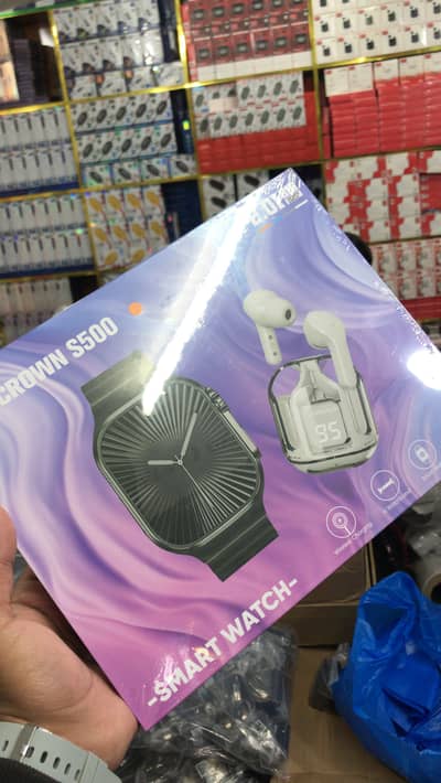 2 in 1 watch plus airbuds (7 straps )