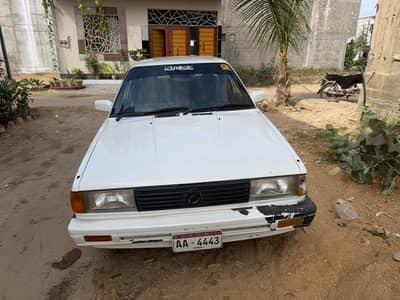 nissan sunny neat and clean car powerfull engine alloy wheels chill Ac