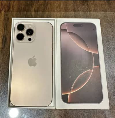 Iphone 16 pro max Fecrory unlock Non PTA physical+Esim