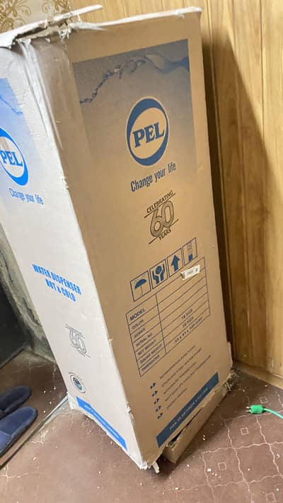 PEL Water Dispenser brand New red blaze color glass door