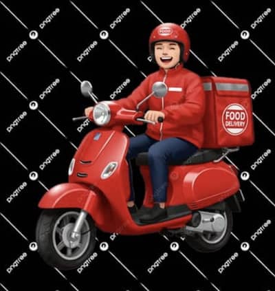 Waiter/rider job available