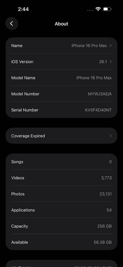 Apple iPhone 16 Pro Max – 256GB