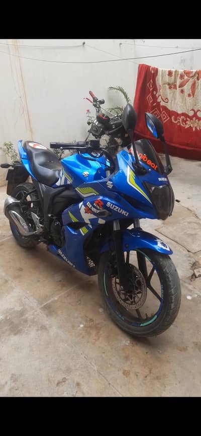 gixxer gsx 150 sf 2019 model karachi registered.