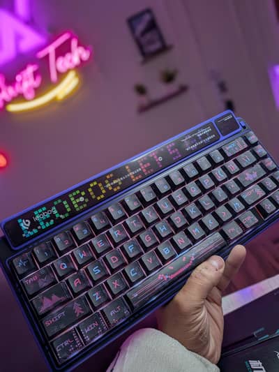 Aula AMG65 Dual Screen Mechanical Keyboard