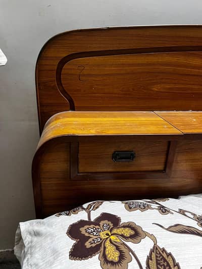wooden bed sheesham wood