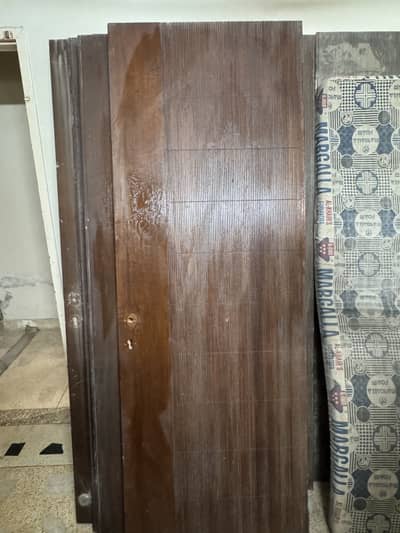 Wooden branded doors