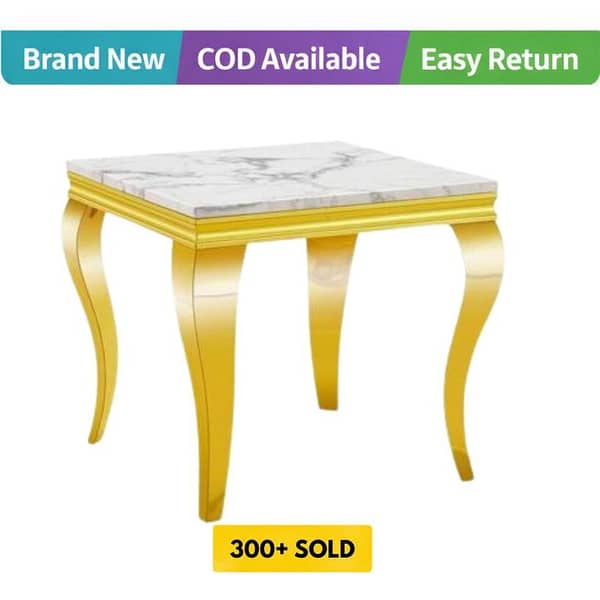 Viatorial Leg Sofa Style Coffee Table Bedside Table Elegant Look Wooden Top Coffee Table