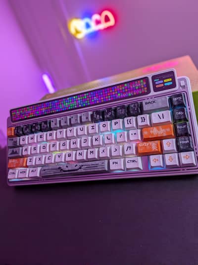 Aula AMG65 Dual-Screen Mechanical Keyboard