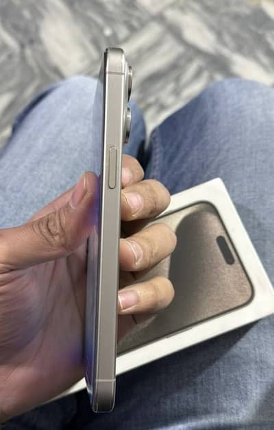 iPhone 15 pro max Silver official PTA approved 256gb 10/10