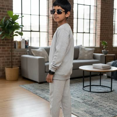 Kids Winter Tracksuit | Warm Sweatshirt & Trouser Set for Boys & Girls