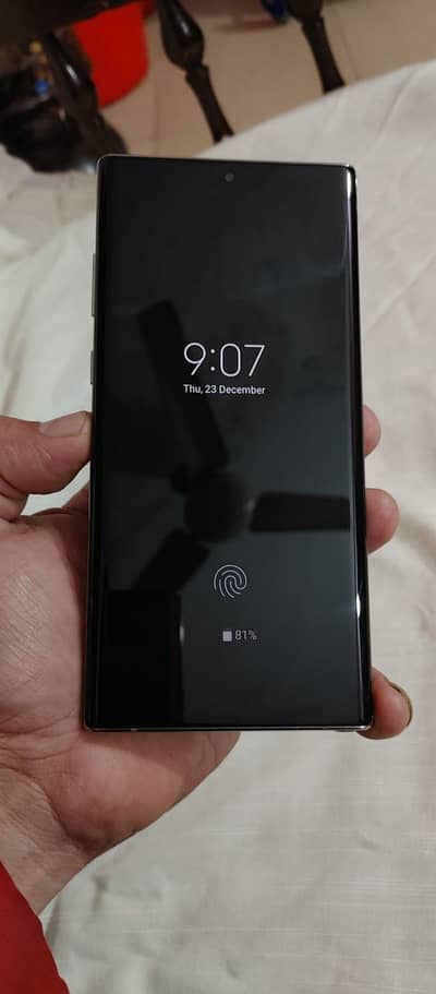 Samsung Note 10 Plus 5g 12gb 256gb  Physical  dual  Sims  PTA Approved