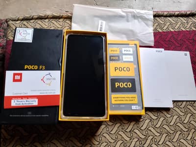 NEW POCO F3 5G 8/256 FULL PACKING 90 FPS