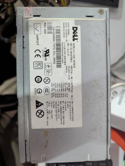 Dell 825 watt power supply DELL T3500 / T5500 / T7500 WORKSTATION