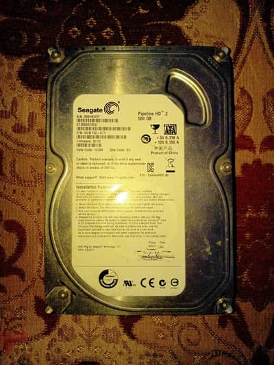 500GB Hard disk Used