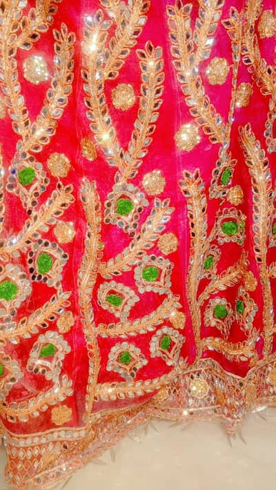 hot pink bride lehenga