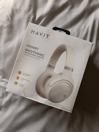 NEW Havit H630BT Bluetooth 5.3 Headphones - White
