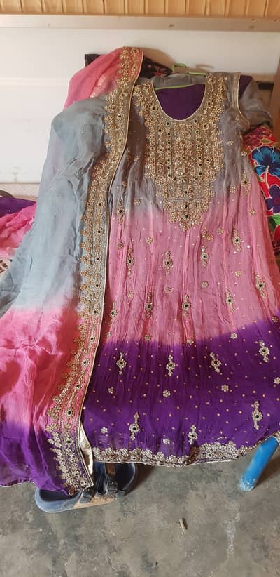 Beautiful readymade colorful faraak for sale