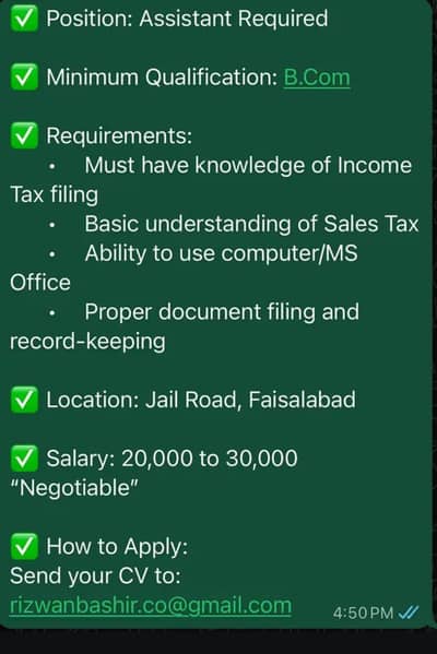 Need Accountant