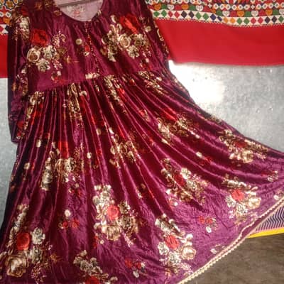 velvet frok  for sale