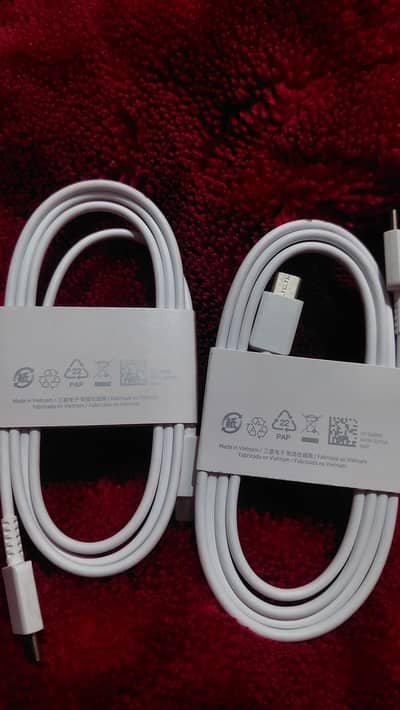 Samsung original Genuine Type C to Type C Data cable charging cable