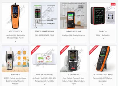 Air Quality Meter In Pakistan, PM2.5, PM10, CO2 detector
