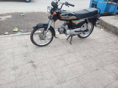 UNIQUE 70CC 2022/08/29 GENUINE CONDITION GENUINE ENGINE KARACHI NUMBER