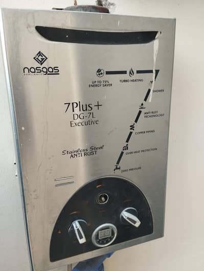 7 liter capacity gas instant geyser