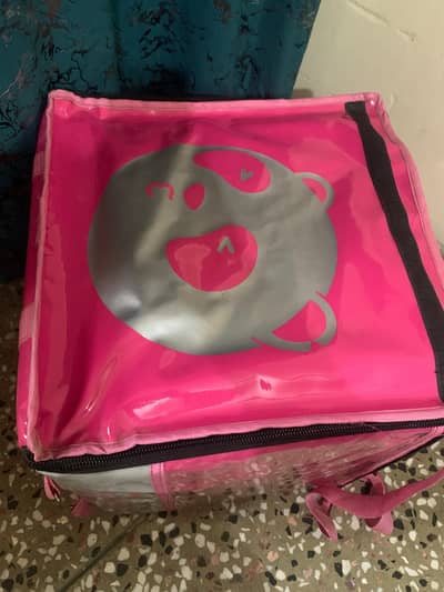 food panda bag and shirt