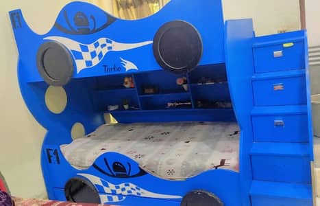 kids triple bunker bed