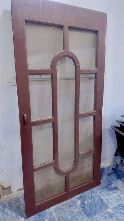 wooden jali door