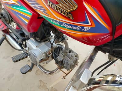 Honda CD 70 Decoment clear