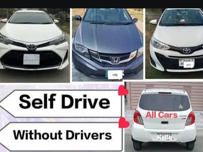 Self Rent A Car / Without Drivers / 0336 4165683