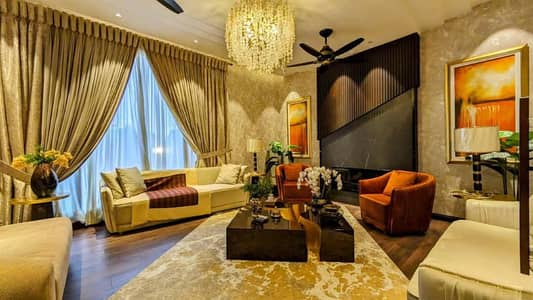 Fully Furnished 1 Kanal Luxury Architectural Bungalow with Basement, Theatre & Pool | Elite DHA Location