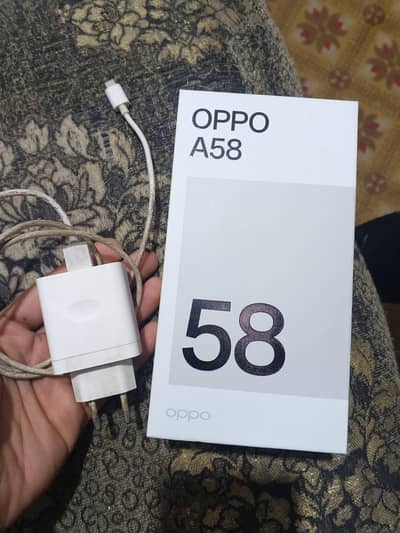 Oppo A58 10/10 condition 8.128 First hand Use