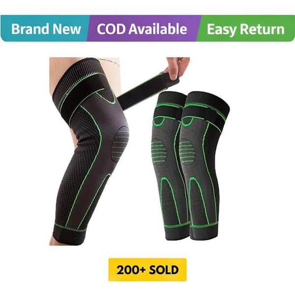 1 PIECE - Knee Support Compression Sleeve Knee Pad, Warm for Arthritis | Joint Pain Relief | Injury Recovery Belt, Knee Support & Pain Relief Strap, Knee Brace with Adjustable, Nylon Knee Support For Men Women-