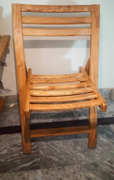 foldable chair and table