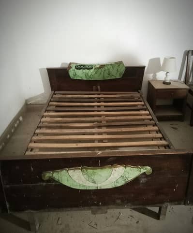 Pure Wooden Bed