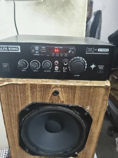 Speaker & amplifier