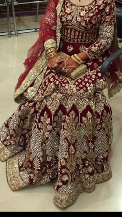 First Day Bridal Lehnga!