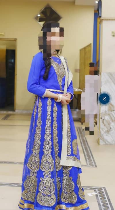 Lehnga Choli Heavy Embroidery in Net in 8500