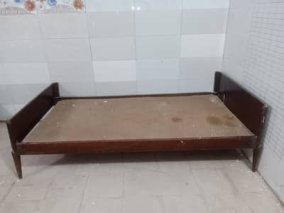 Pure wood single bed Full size