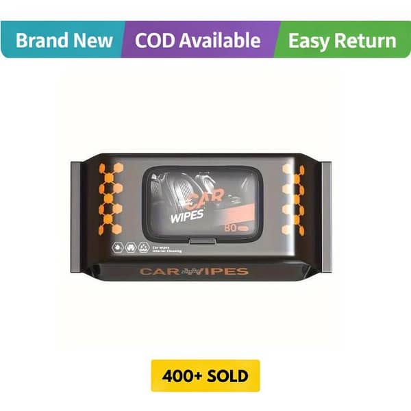 Car Interior Cleaning And Polishing Wipes, Premium Car Interior Cleaning Wipes – Deep Cleaning, Crack Protection, Shine & Maintenance