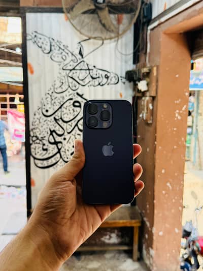 iphone 14 Pro 256GB PTA Approved Sheesha Condition 92 Health Waterpack