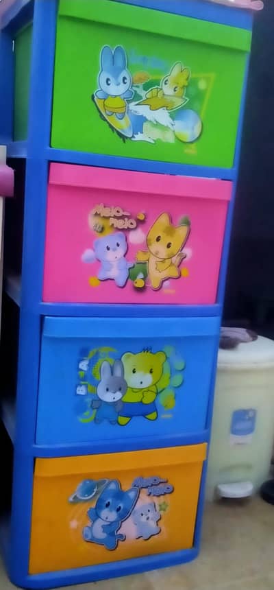 kids multi color drawer