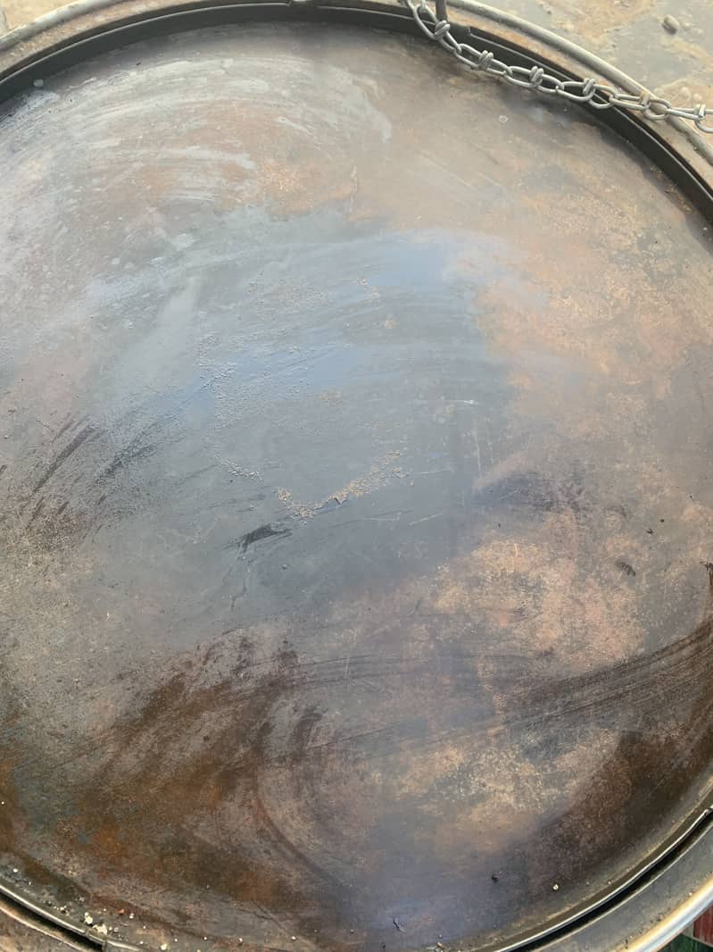 Griddle, a large flat often circular 1