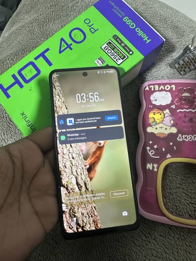 Infinix hot 40 pro with box pta 03098483503