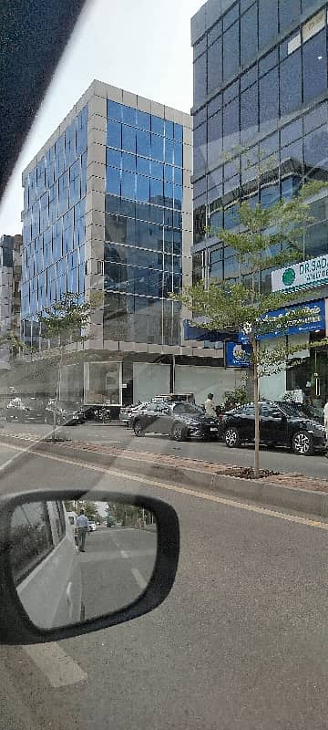 Bukhari commercial office for Rent Best location main khayaban-e-Muslim facing corner building