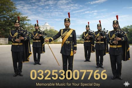 Band baja/fauji pipe band Lahore/Dhool/ Barat/Shadi/Mehndi/Event